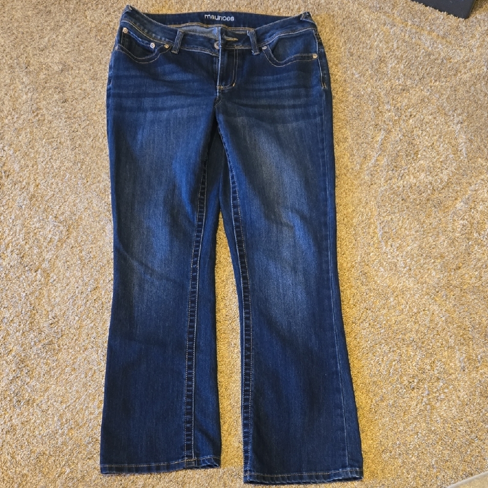 Maurices Dark Blue Boot Cut Jeans